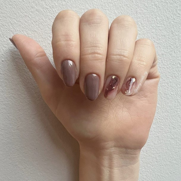 Cute Coffee Nail Designs For Women