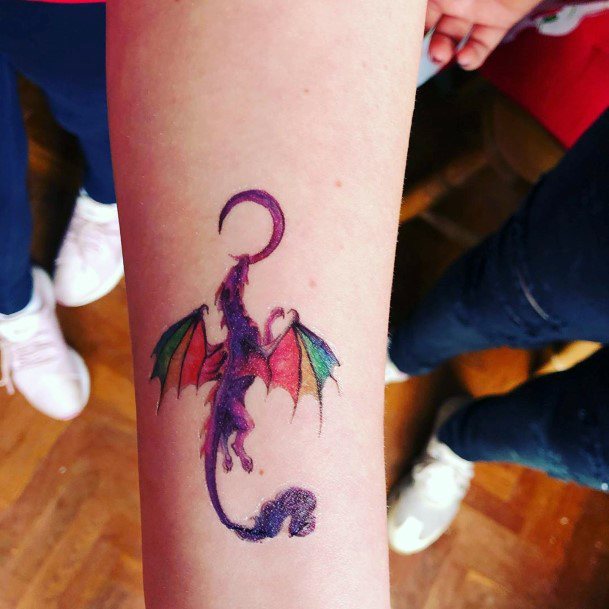 Top 100 Best Dragon Tattoo Ideas for Women - Untamed Mythical Monster