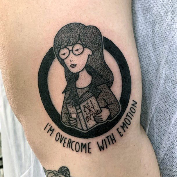 Cute Daria Tattoo Designs For Women