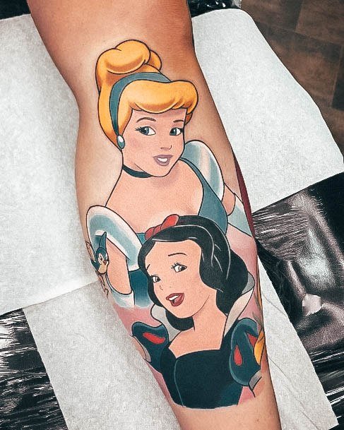 Cute Disney Princess Tattoo Designs For Women