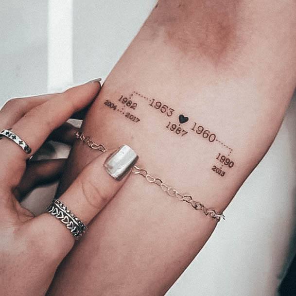 Cute Family Tree Tattoo Designs For Women