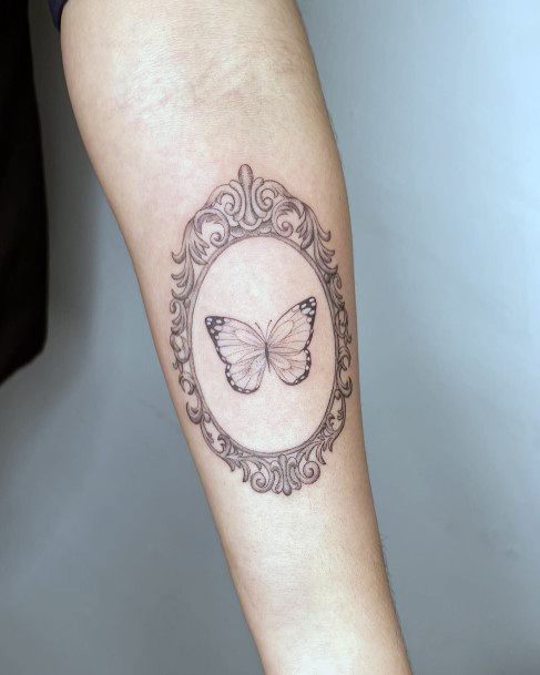 Cute Frame Tattoo Designs For Women