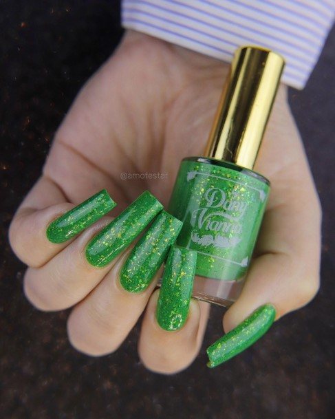 Cute Frankenstein Nail Designs For Women