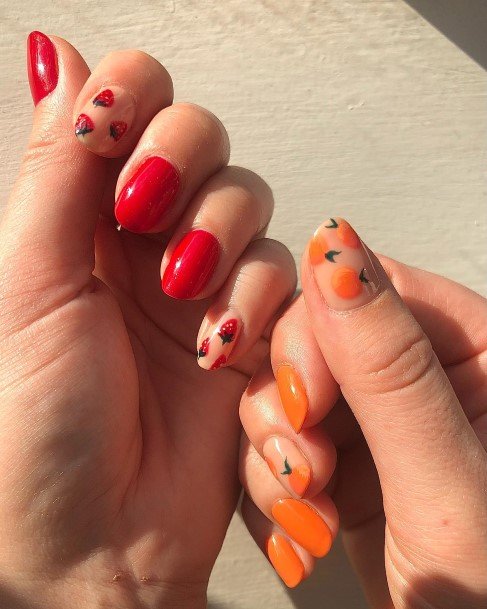 Cute Fruit Nail Designs For Women