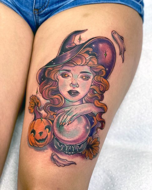 Cute Ghost Tattoo Designs For Women