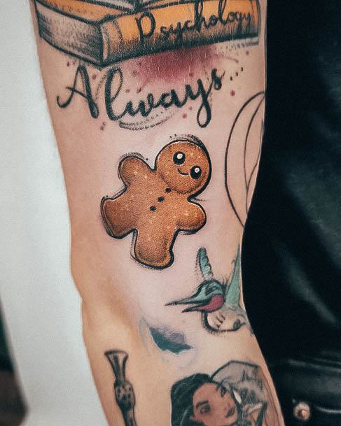 Tattoo uploaded by Big Doinks Tatt Shop  Gingerbread man done by KJ Larney   Tattoodo