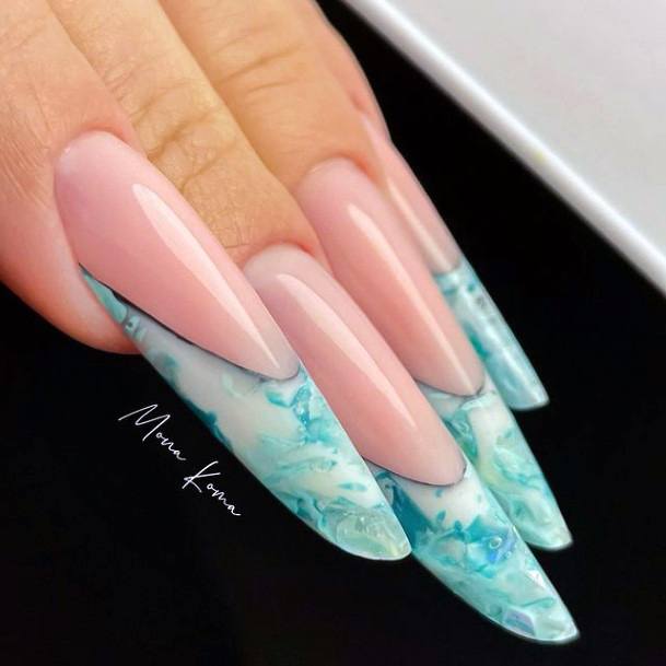 Cute Green Dress Nail Designs For Women