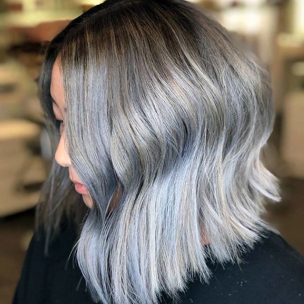 Cute Grey Ombre Hairstyles Ideas For Women