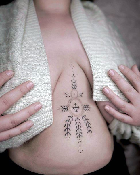 Cute Handpoke Tattoo Designs For Women