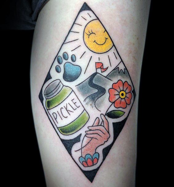 Cute Hiking Tattoo Designs For Women