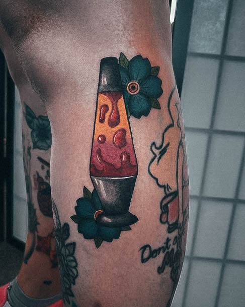 Cute Lava Lamp Tattoo Designs For Women