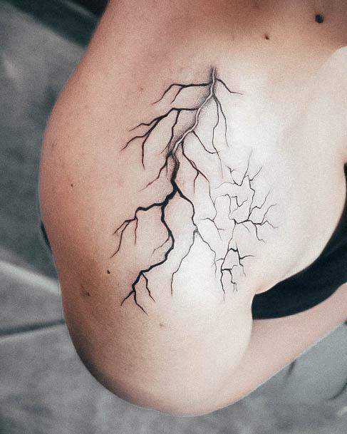 Cute Lightning Bolt Tattoo Designs For Women