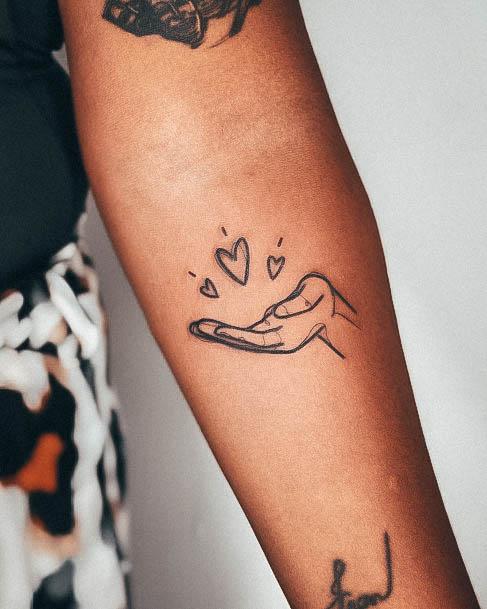 Cute Line Tattoo Designs For Women