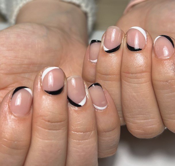 Cute Monochrome Nail Designs For Women