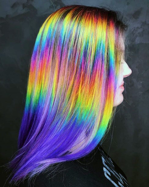 Cute Neon Hairstyles Ideas For Women