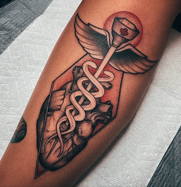 Top 100 Best Nurse Tattoos For Women - RN Design Ideas