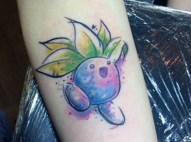 Cute Oddish Tattoo Designs For Women