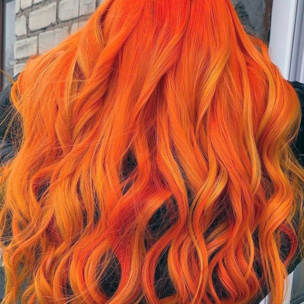 Cute Orange Hairstyles Ideas For Women