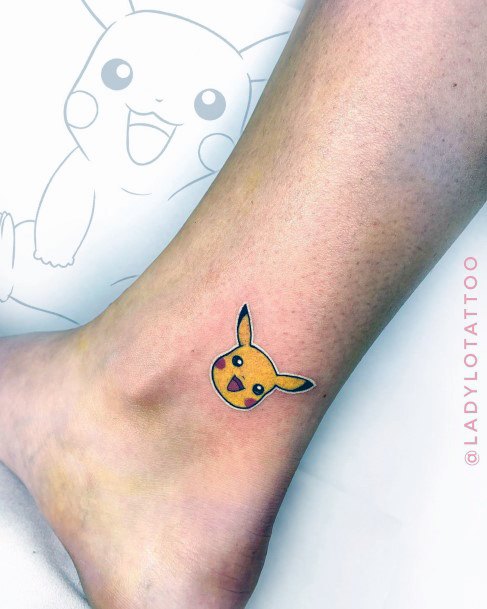 Cute Pikachu Tattoo Designs For Women