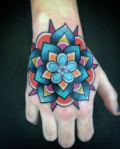 Cute Pin Wheel Tattoo Designs For Women