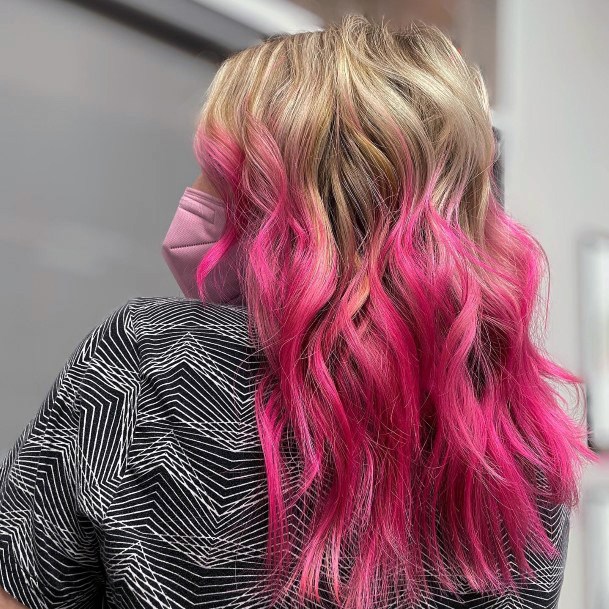 Cute Pink Hairstyles Ideas For Women