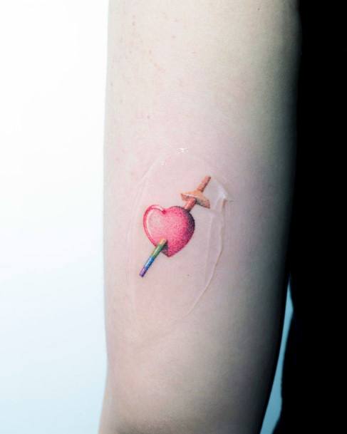 Cute Pink Tattoo Designs For Women