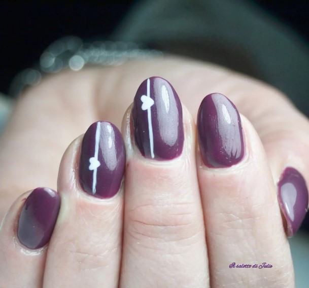 Cute Plum Nail Designs For Women