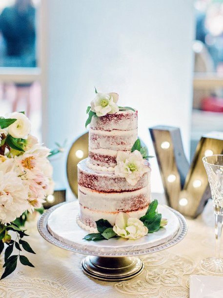 Cute Red Velvet Wedding Cake