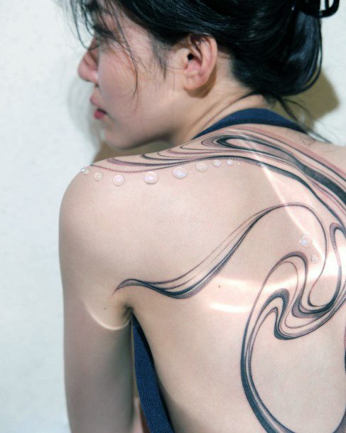 Cute River Tattoo Designs For Women