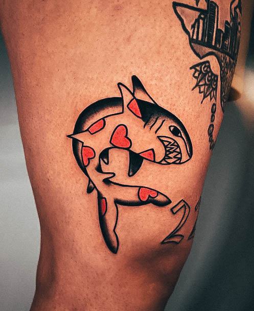 Cute Shark Tattoo Designs For Women