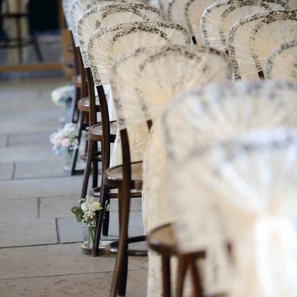 Cute Sheer Chairs Flower Pew Aisle Decor Ideas For Wedding