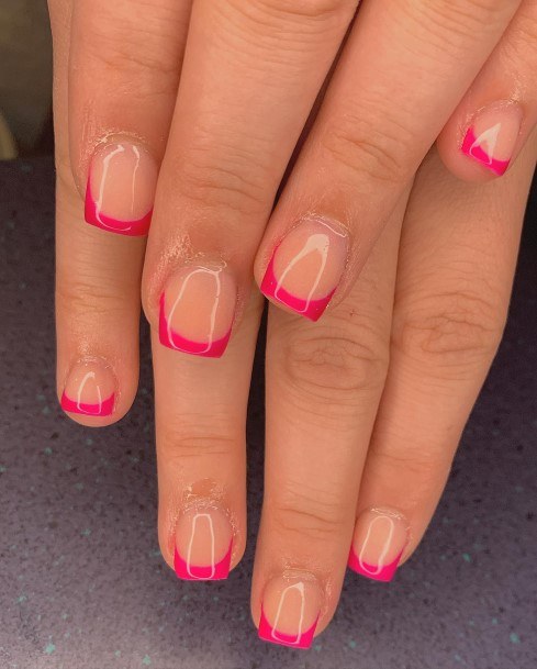 Cute Short Pink Nail Designs For Women