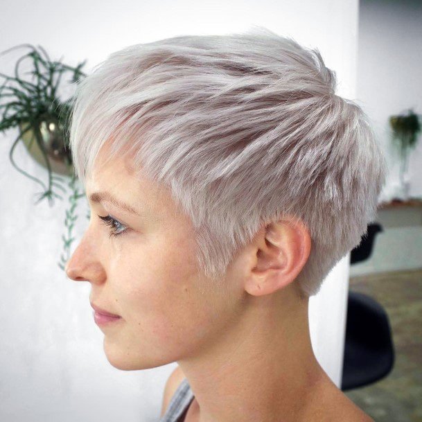 Cute Short Pixie Inspo Blonde Haircuts For Thin Hair For Women