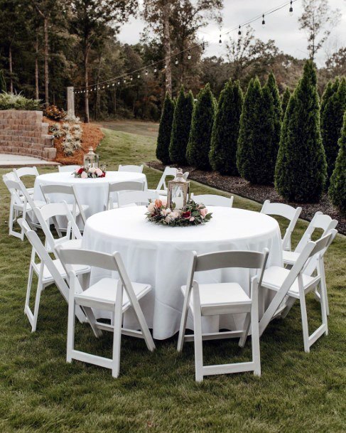 Cute Simple White Round Table Ideas Gorgeous Centerpiece Floral Wedding Reception Decoration Ideas