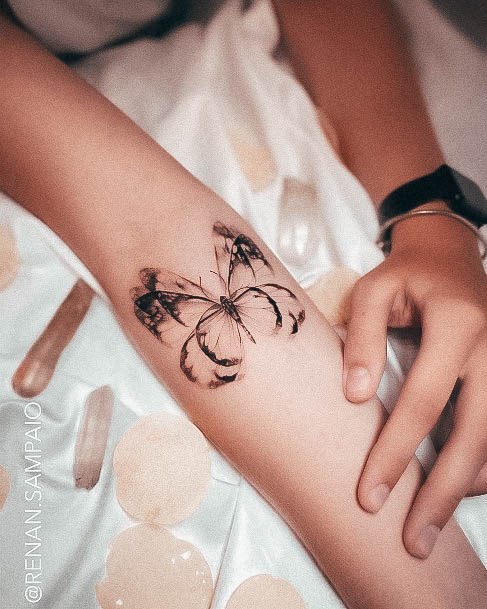 Cute Small Butterfly Tattoo Designs For Women