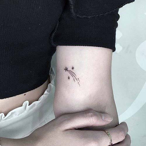 Cute Small Tattoo For Women Comet Art