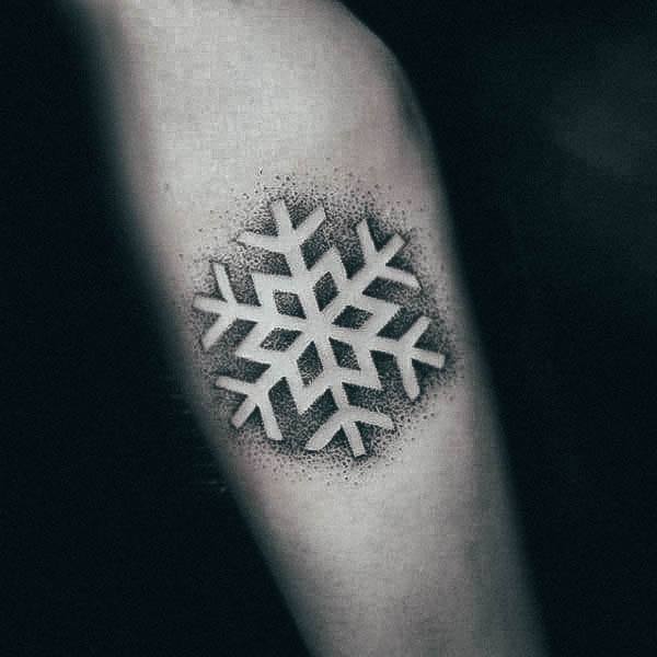 Cute Snowflake Tattoo Designs For Women