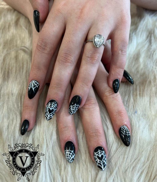 Cute Spider Nail Designs For Women