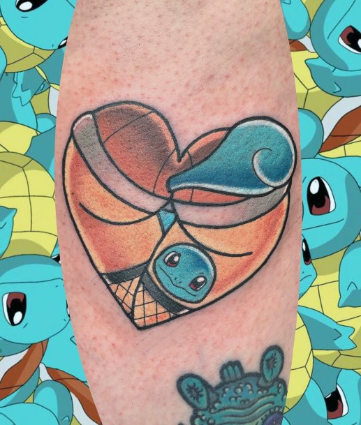 Cute Squirtle Tattoo Designs For Women