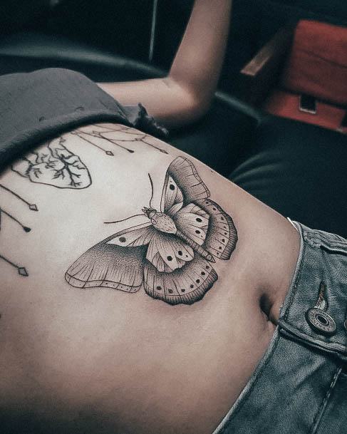 Cute Stomach Tattoo Designs For Women