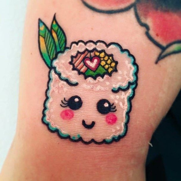 Cute Sushi Tattoo Designs For Women