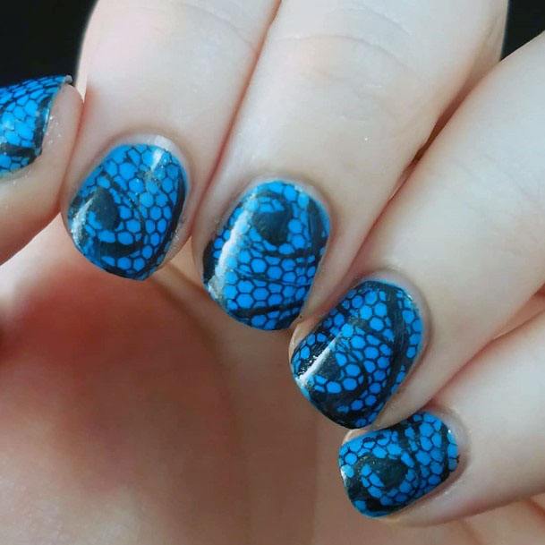 Cute Sweet Honey Comb Musical Note Black Blue Design Ideas For Women