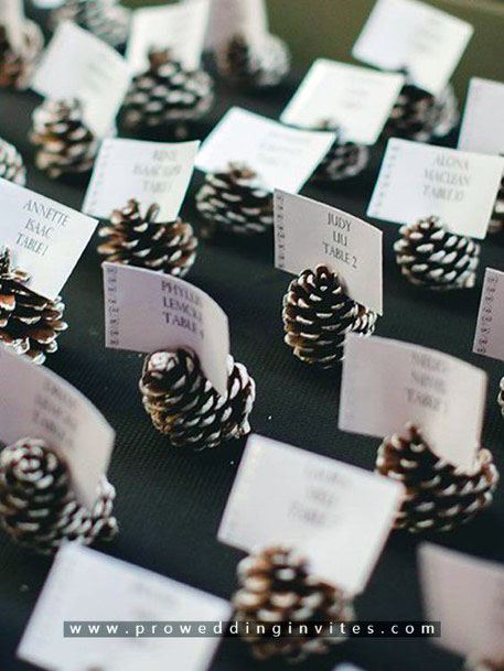 Cute Table Seating Winter Wedding Sweet Ideas