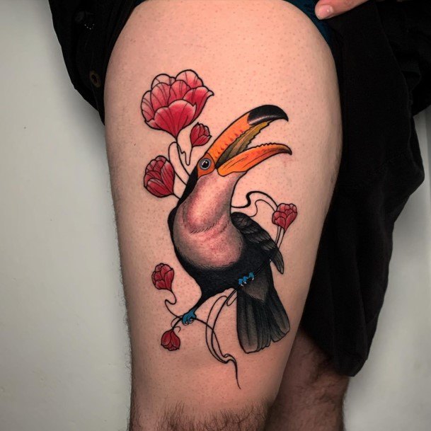 Cute Toucan Tattoo Designs For Women