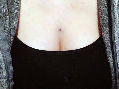 Cute Trendy Silver Dermal Body Piercing Ideas For Women