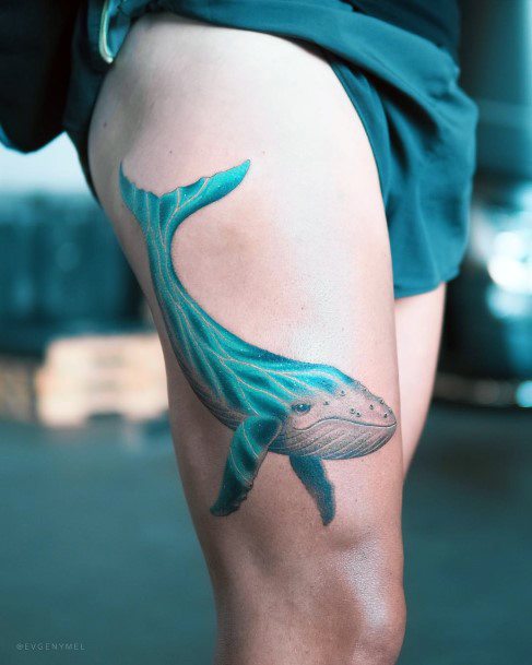 Cute Turquoise Tattoo Designs For Women