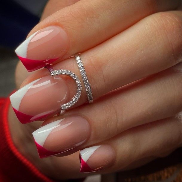 Cute White French Nail Designs For Women