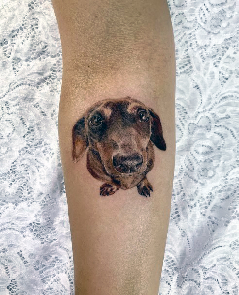 Dachshund Female Tattoo Designs