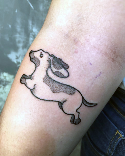 Dachshund Tattoo Feminine Designs