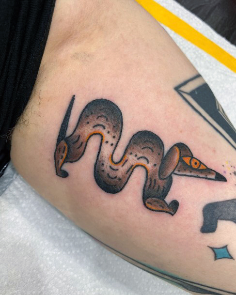 Dachshund Tattoo For Ladies